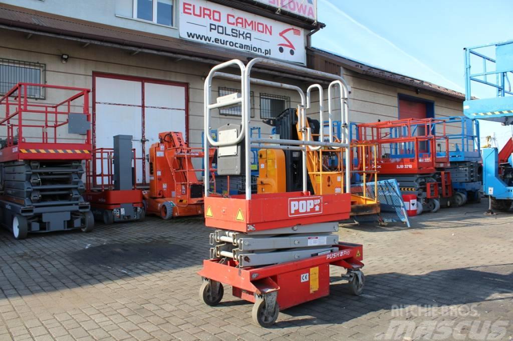Pop Up Push 8 Pro 4,5 m around mini scissor work lift jlg Zglobne samohodne dvižne ploščadi