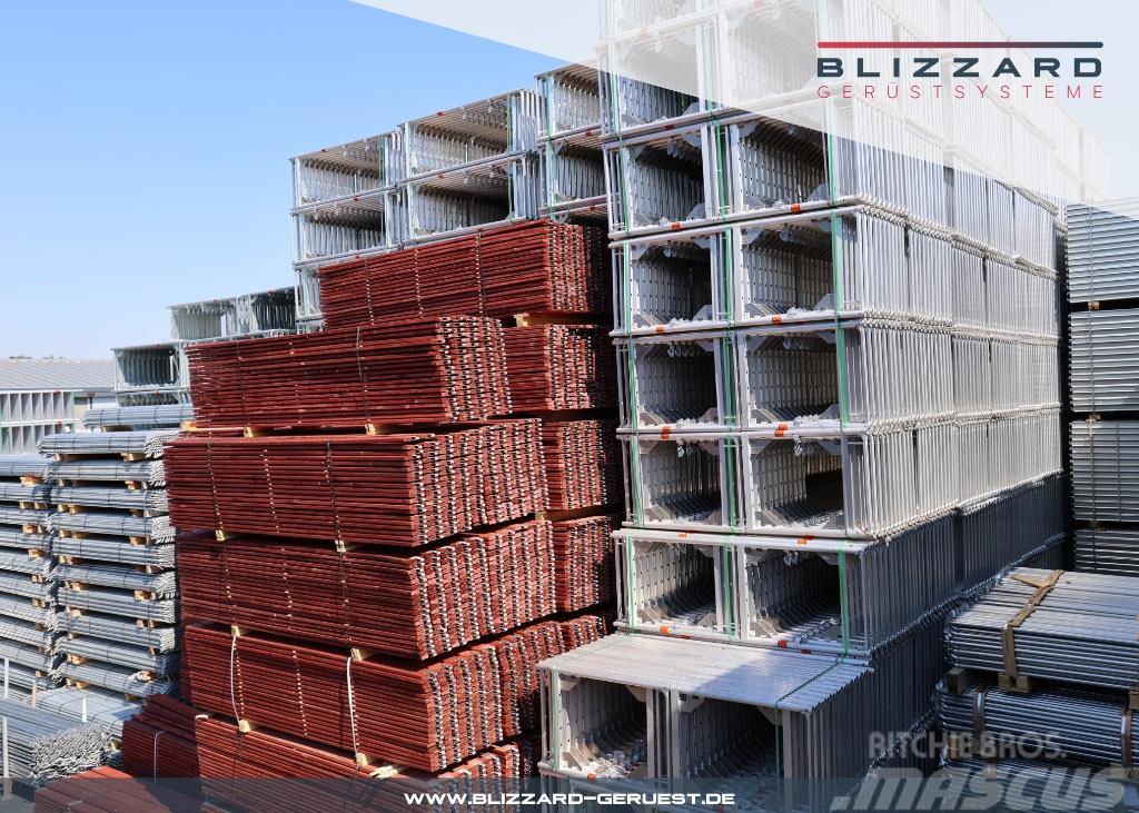 Blizzard 163,45 m² Stahlgerüst mit Robustböden NEU Gradbeni odri