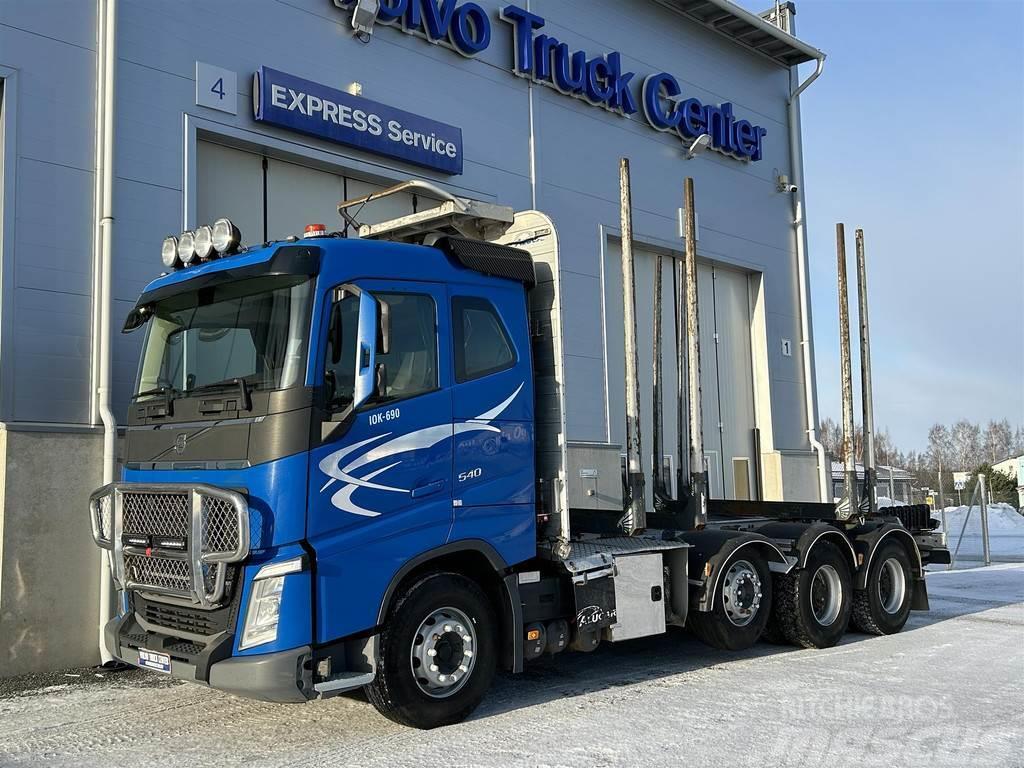 Volvo FH FH16 540 Euro 6 8x4 puuauto 2018 Tovornjaki za hlode