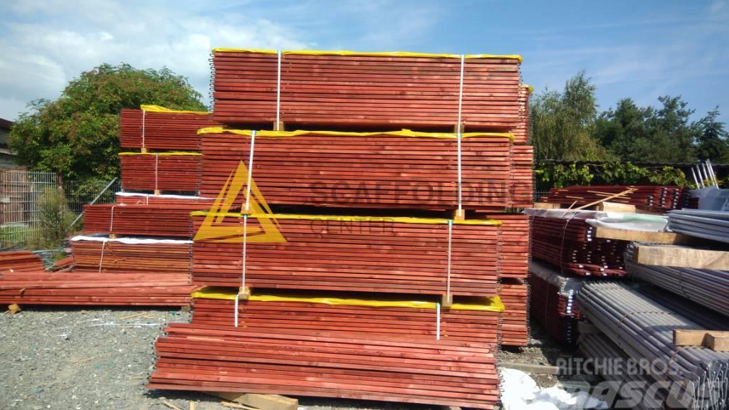  Scaffolding Gerüst 500qm T.Plettac Holz vom Herste Gradbeni odri