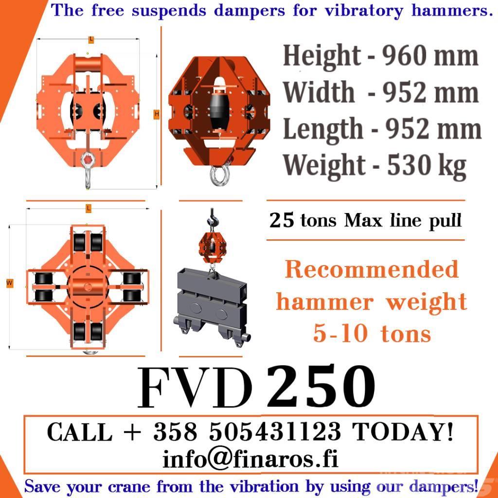  Vibration Damper FVD250 Pilotna hidravlična kladiva