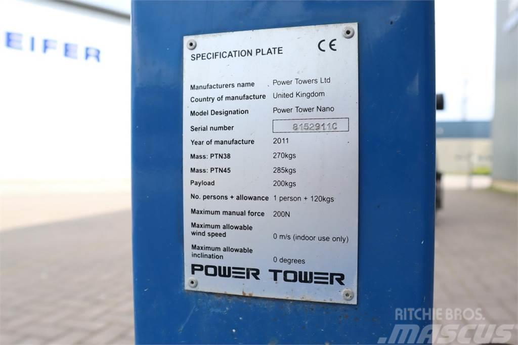 Power TOWER NANO SP Electric, 4.50m Working Height, 200k Zglobne dvižne ploščadi