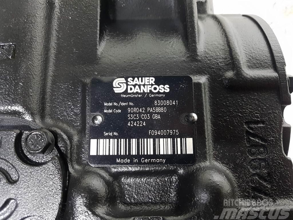 Sauer Danfoss 90R042PA5BB80-83008041-Drive pump/Fahrpumpe Hidravlika