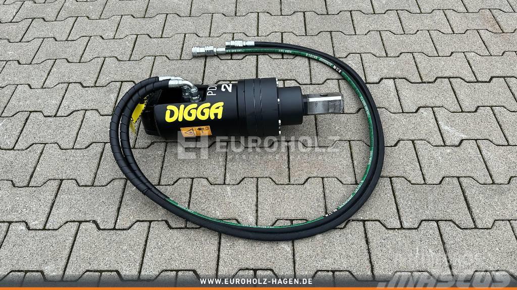  [Digga] Digga PDX2 Erdbohrer Motor mit Schläuchen Vrtalne naprave