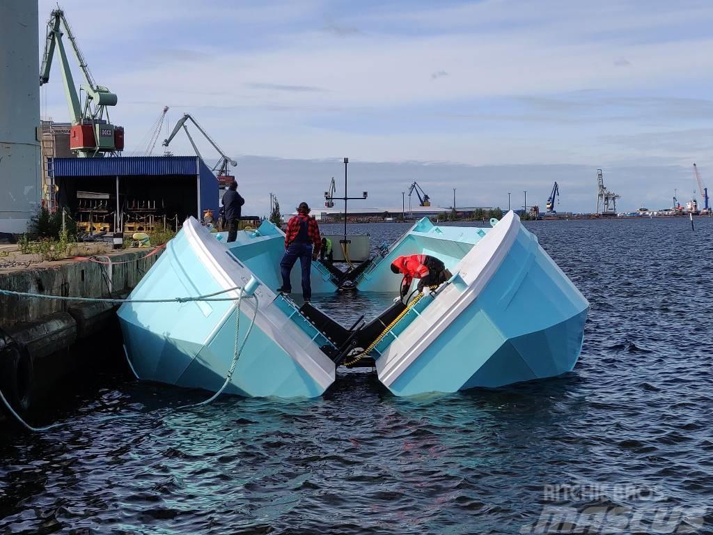  FBP  FB Pontoons Split hopper barge Delovni čolni/barže