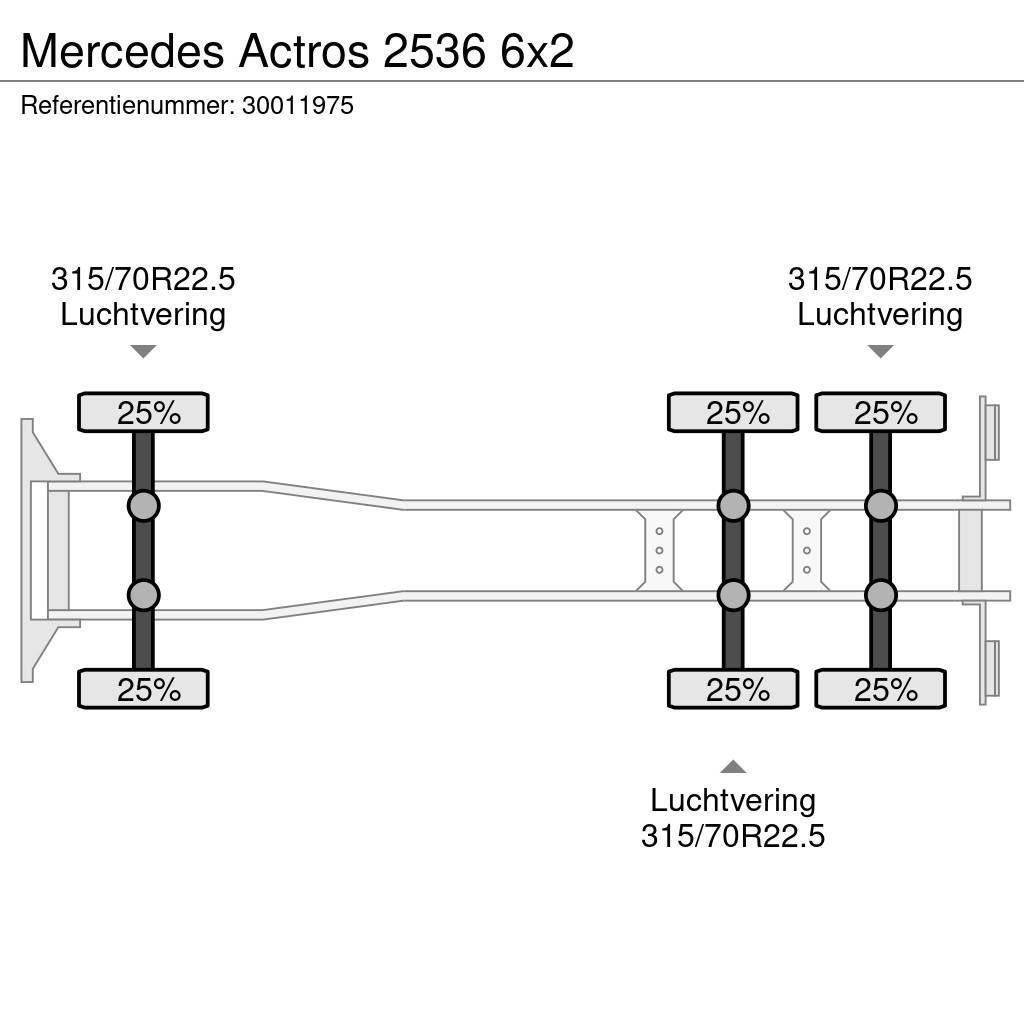 Mercedes-Benz Actros 2536 6x2 Tovornjaki zabojniki