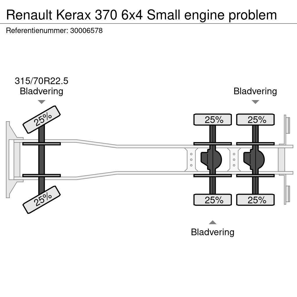 Renault Kerax 370 6x4 Small engine problem Tovornjaki-šasije