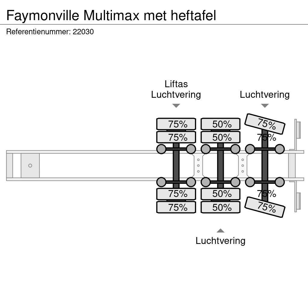 Faymonville Multimax met heftafel Nizko noseče polprikolice