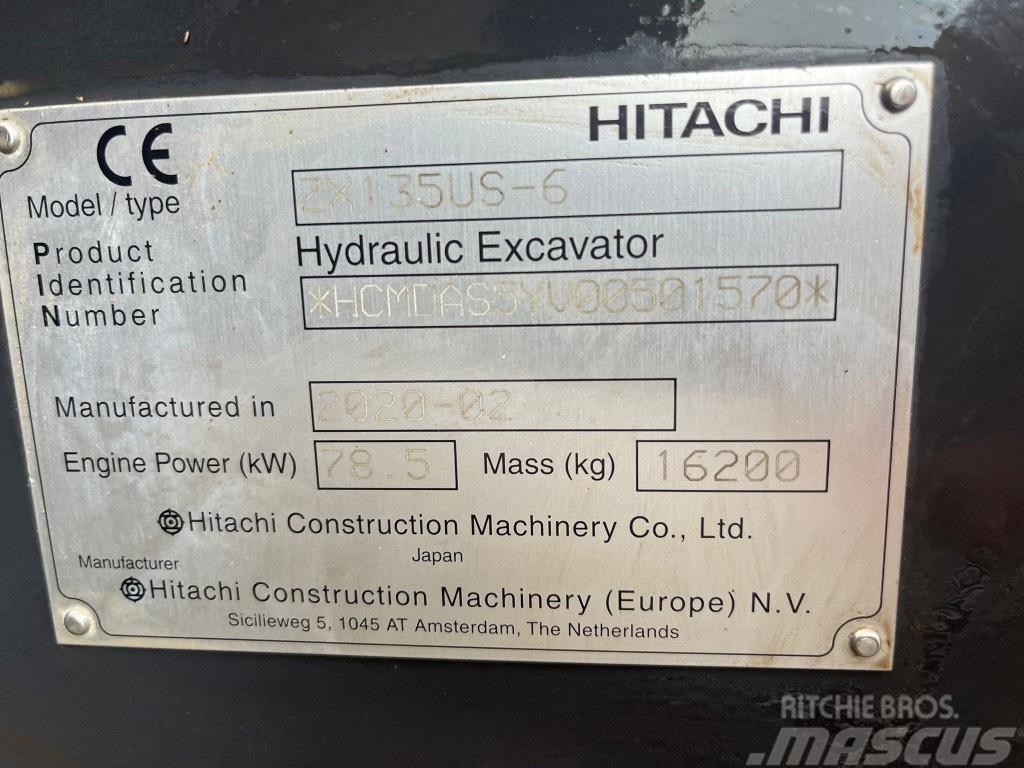 Hitachi ZX 135 US-6 Bagri goseničarji