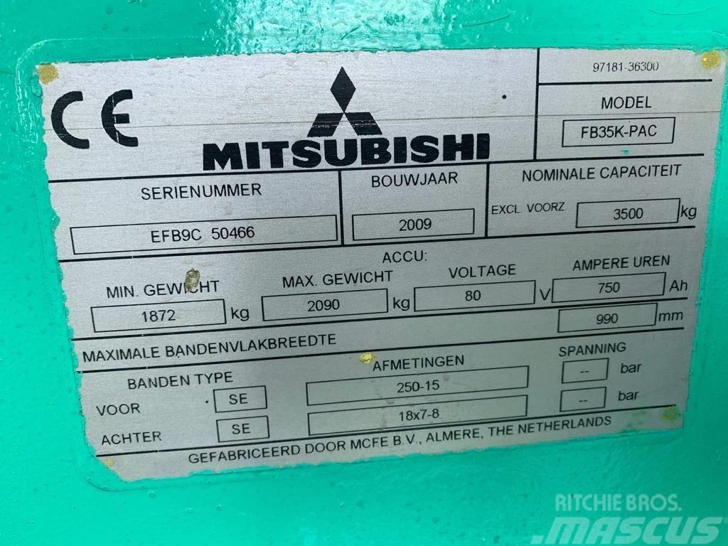 Mitsubishi FB35K-PAC Električni viličarji