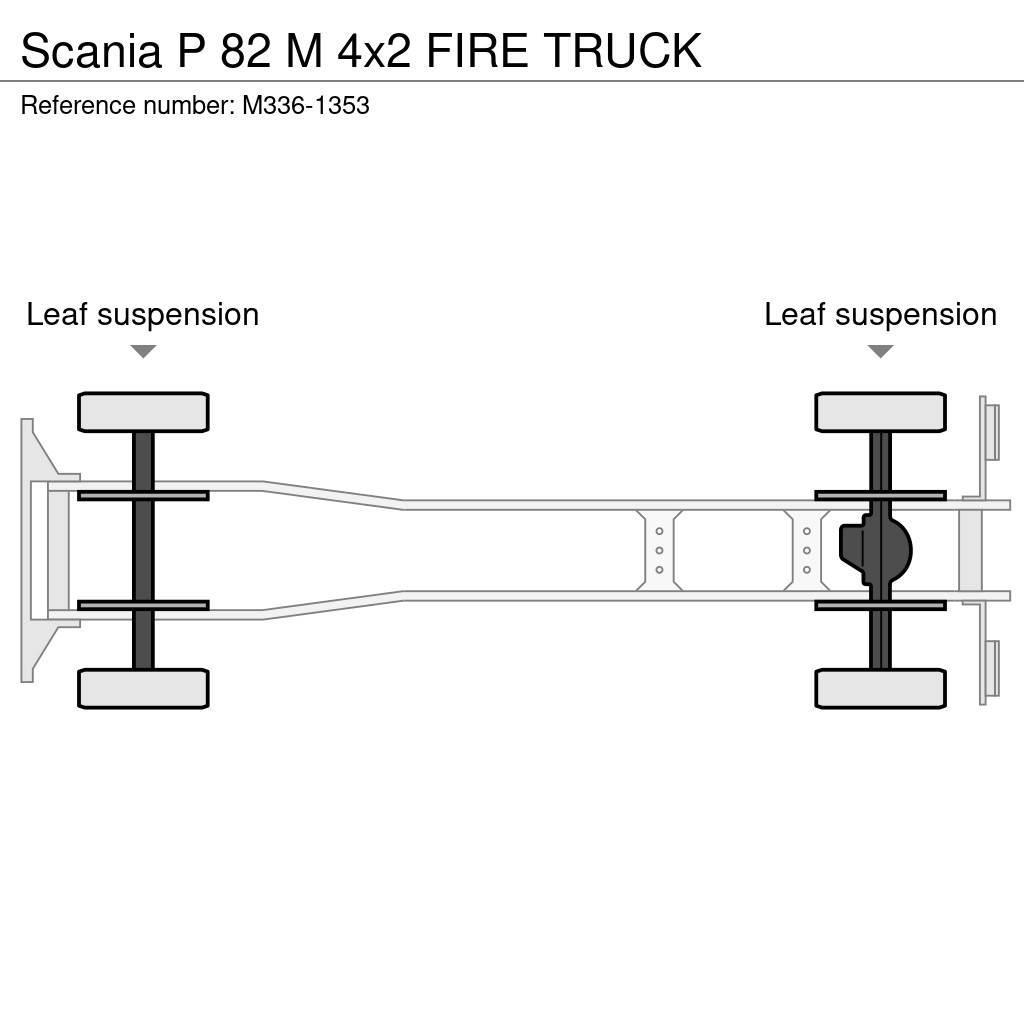 Scania P 82 M 4x2 FIRE TRUCK Gasilska vozila