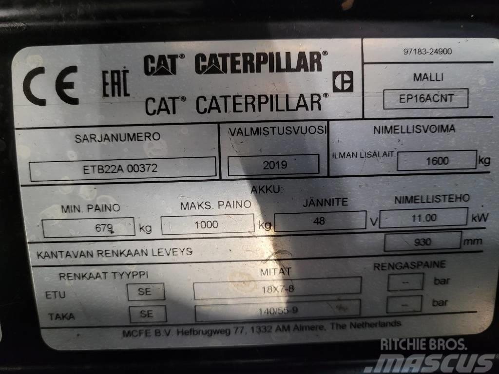 CAT EP16ACNT Električni viličarji