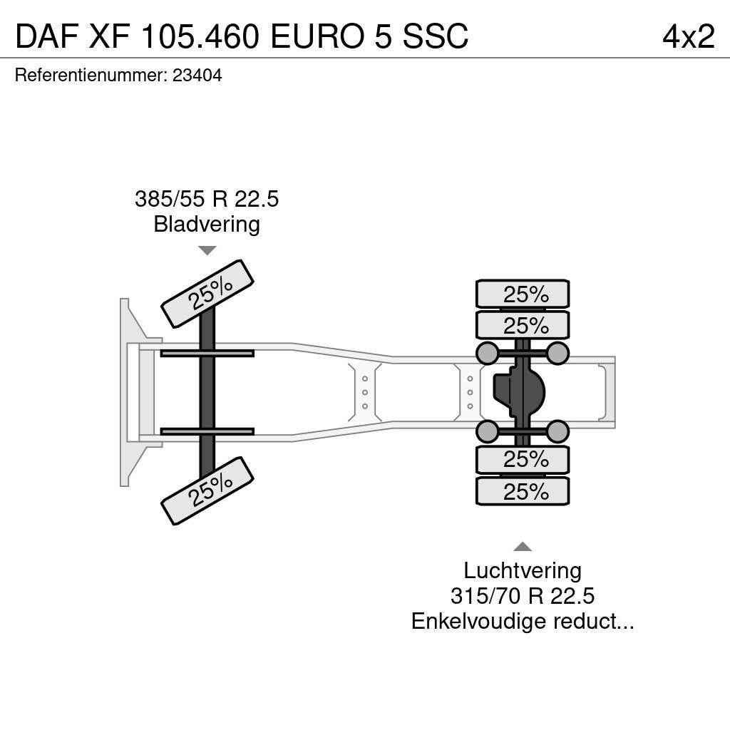 DAF XF 105.460 EURO 5 SSC Vlačilci