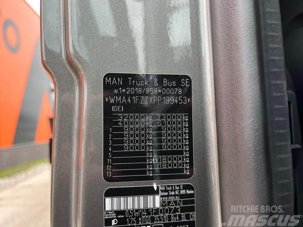 MAN TGS 35.510 8x4 HIAB X-HIPRO 858E-8 + JIB + WINCH / Tovornjaki z žerjavom