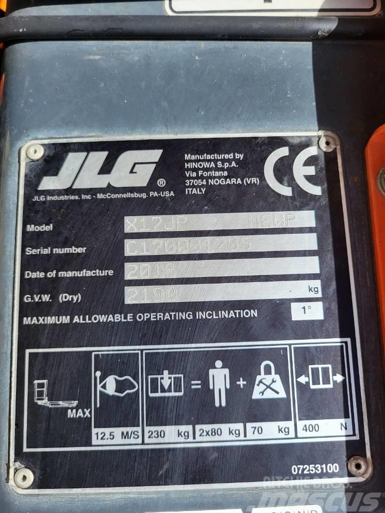 JLG X17 J Plus Zglobne dvižne ploščadi