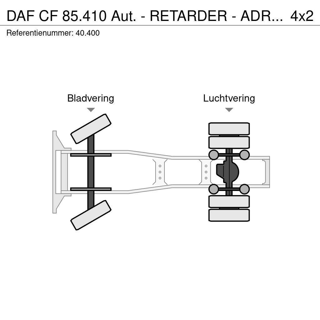 DAF CF 85.410 Aut. - RETARDER - ADR - 2011 - Euro 5 - Vlačilci