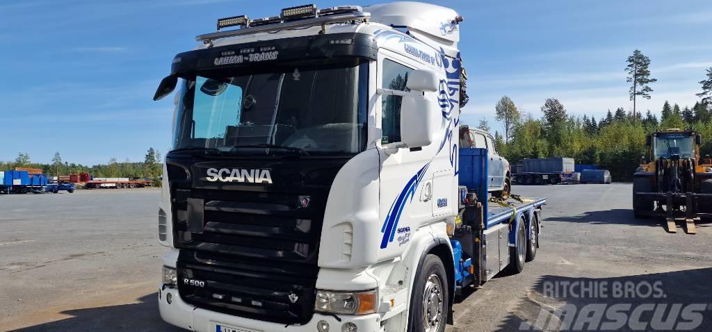 Scania R500 Razstavljivi tovornjaki z žičnimi dvigali