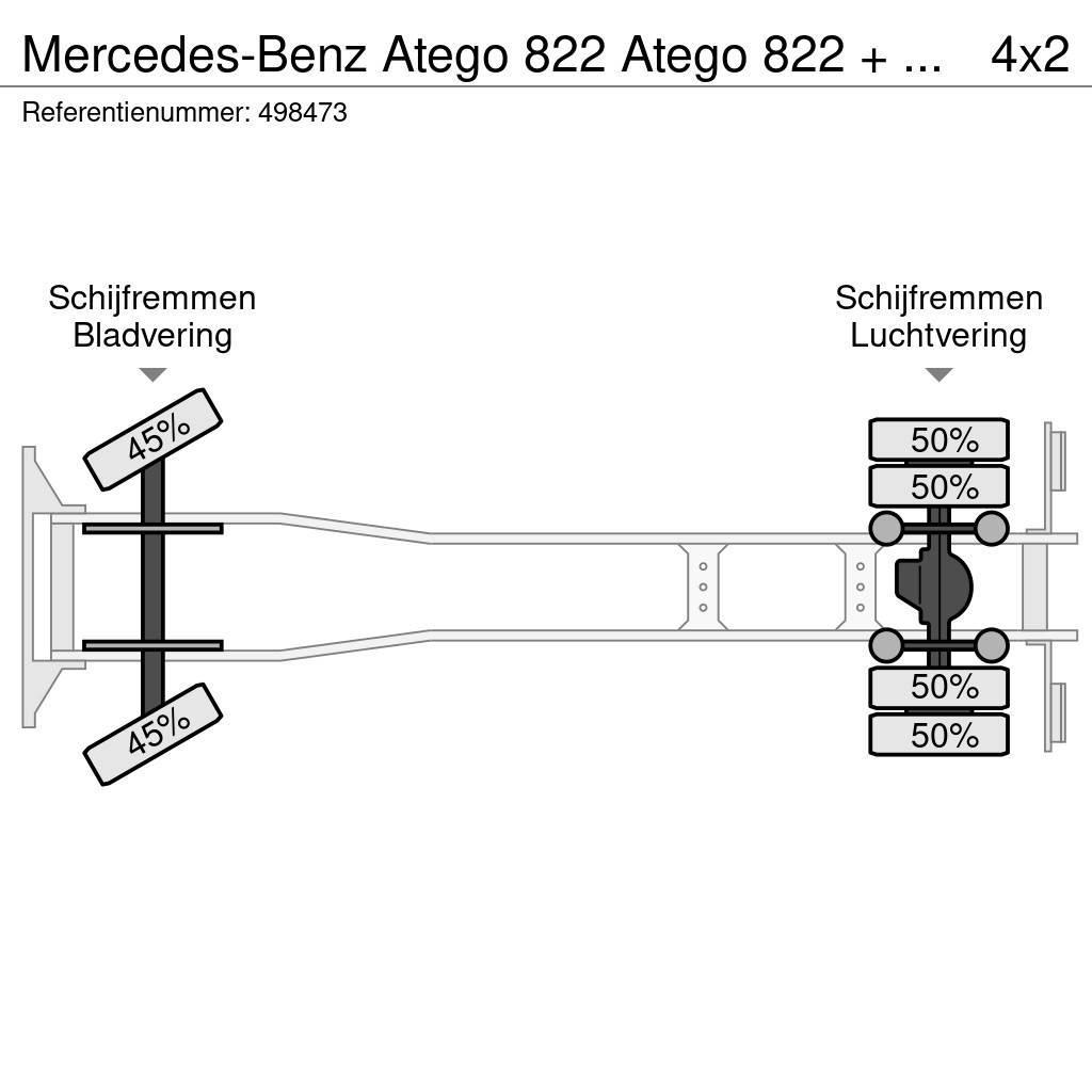 Mercedes-Benz Atego 822 Atego 822 + Euro 5 + Dhollandia lift Tovornjaki zabojniki