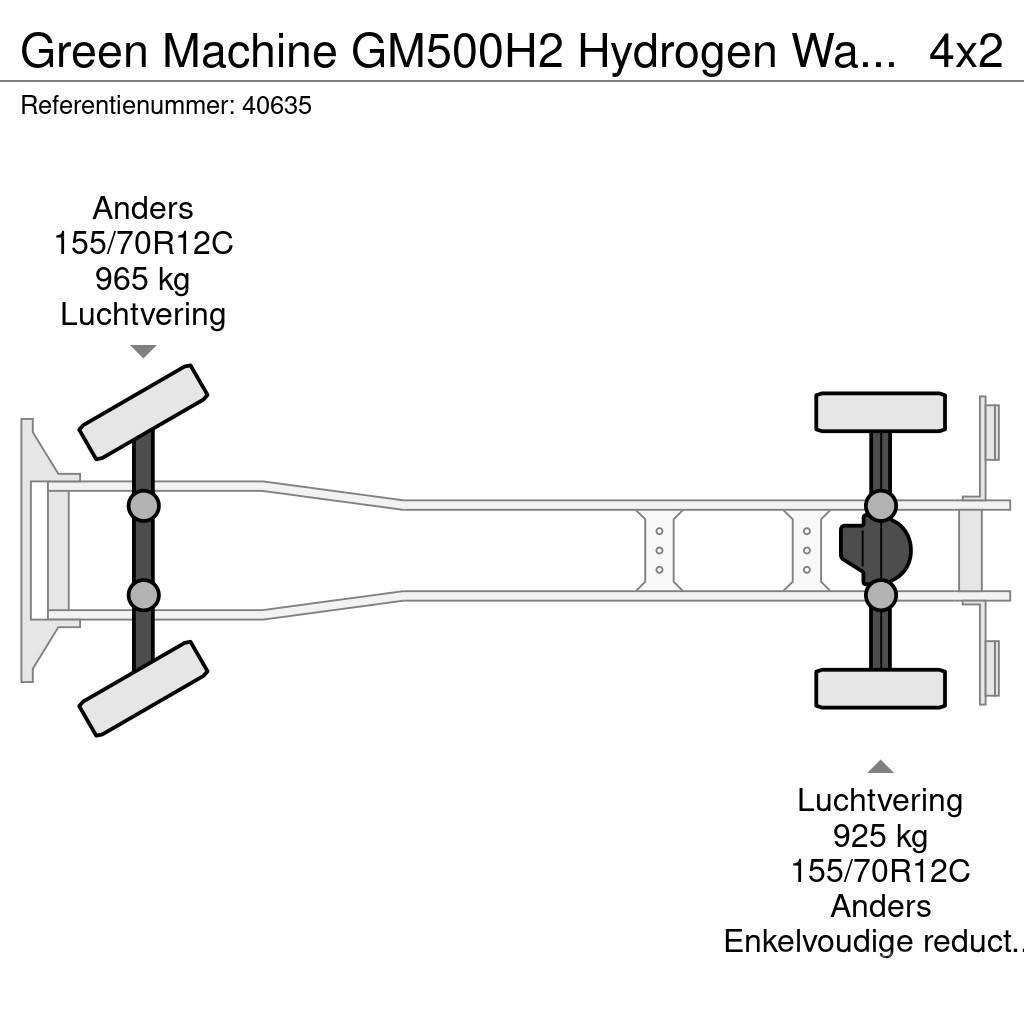 Green Machines GM500H2 Hydrogen Waterstof Sweeper Pometalni stroji
