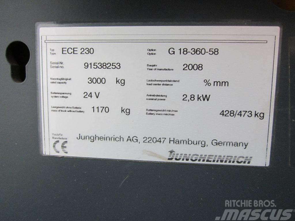 Jungheinrich ECE230 Električni viličarji