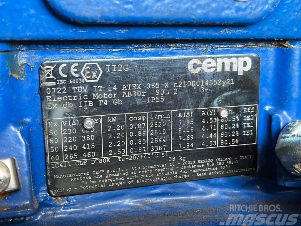  CEMP Electric Motor ATEX 230V 2,2kW 2800RPM Motorji
