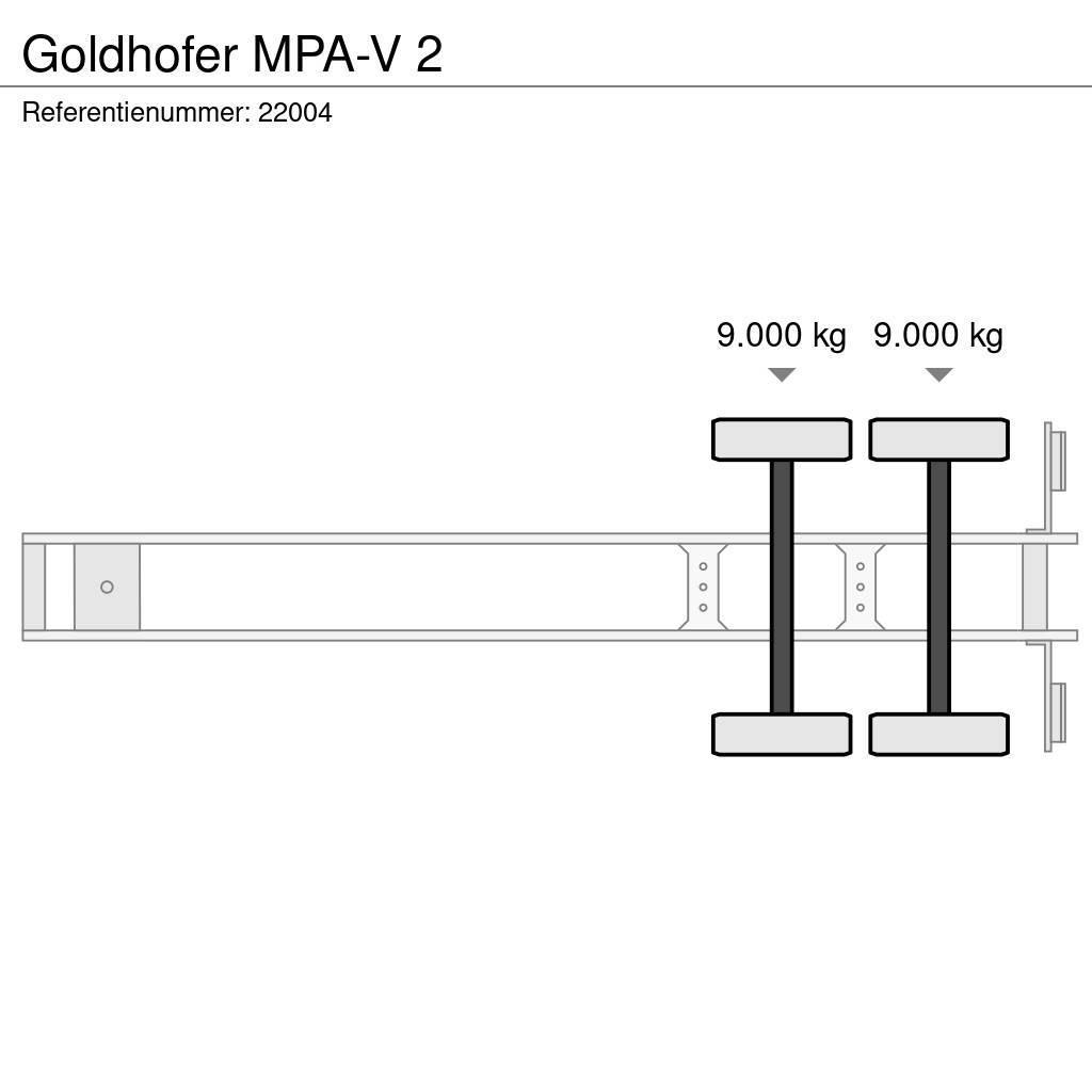 Goldhofer MPA-V 2 Nizko noseče polprikolice