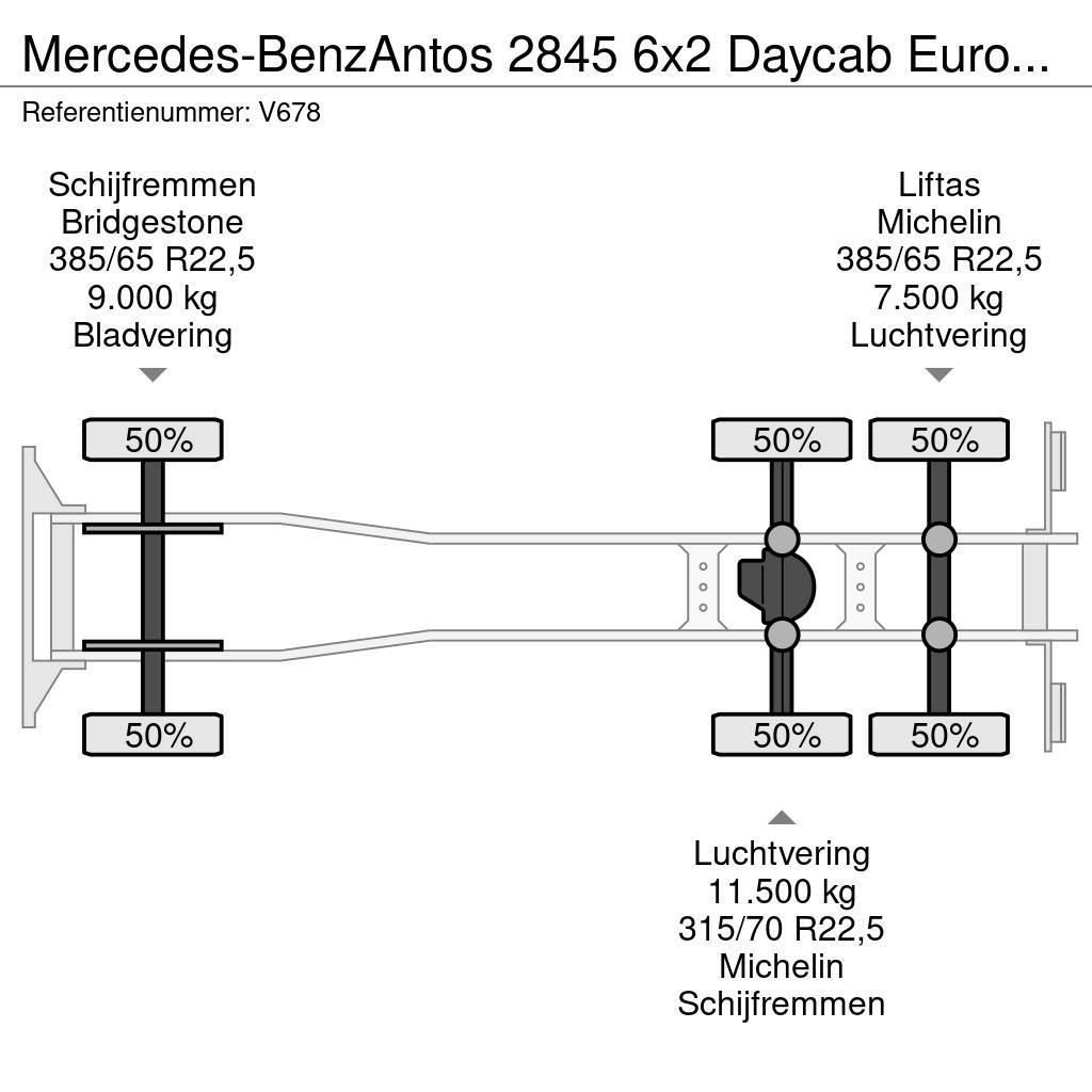 Mercedes-Benz Antos 2845 6x2 Daycab Euro6 - Haakarm 21T - Lift-A Kotalni prekucni tovornjaki