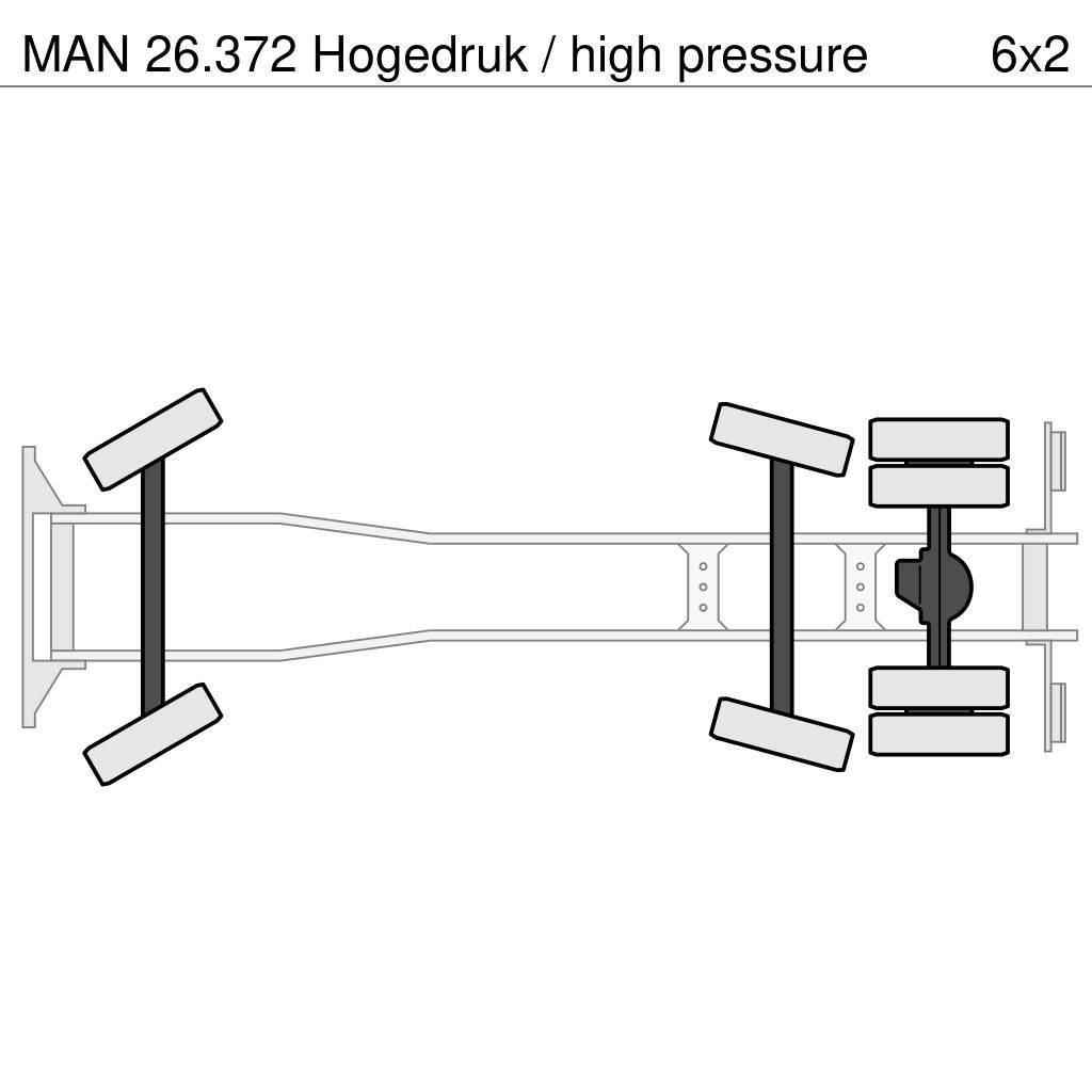MAN 26.372 Hogedruk / high pressure Vakuumski tovornjaki