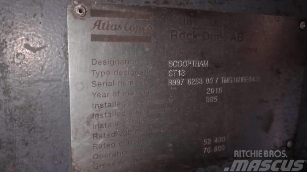 Atlas Copco Scooptram ST18 Podzemni nakladalci
