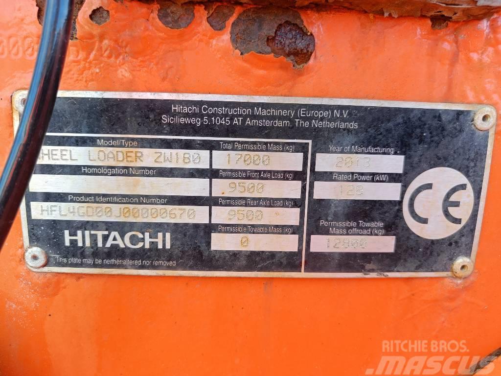 Hitachi ZW 180 Kolesni nakladalci