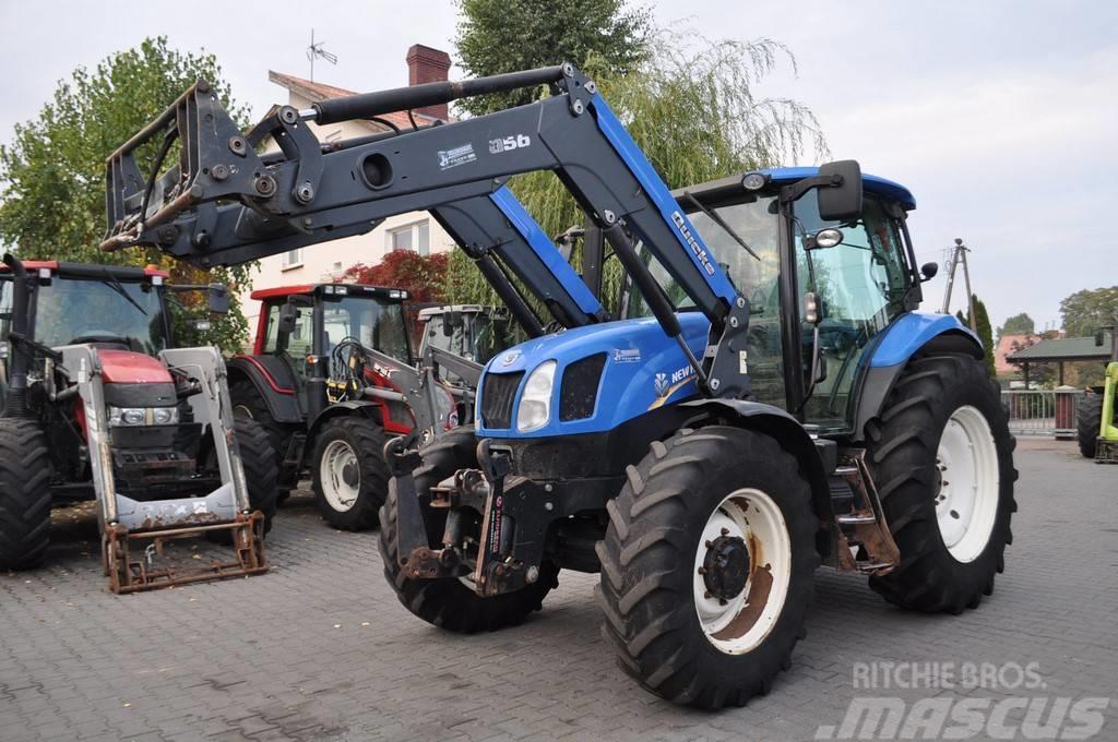 New Holland T6.140 + QUICKE Q56 Traktorji