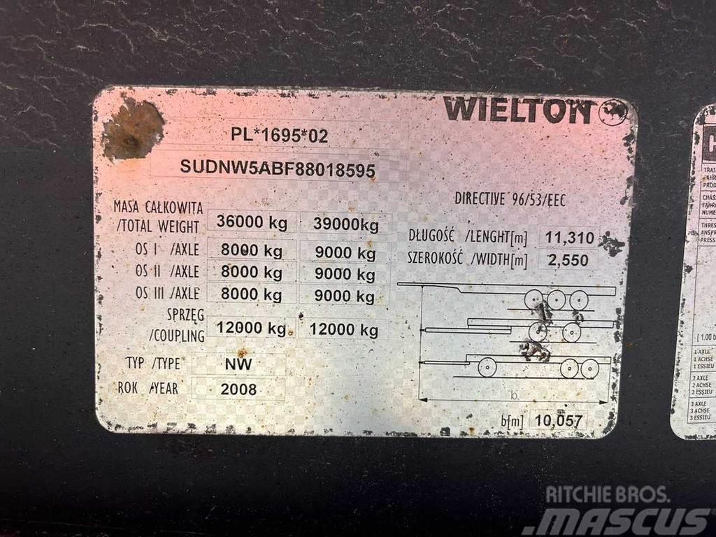 Wielton NW 48 A BOX L=10132 mm / 48 m3 Polprikolice prekucniki - kiper