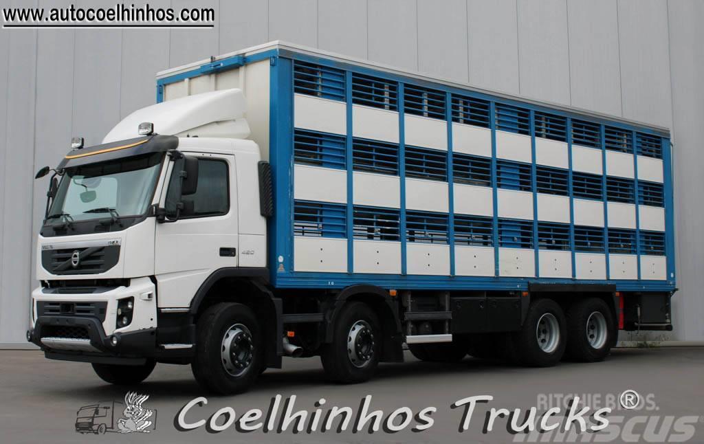 Volvo FMX 420 Tovornjaki za prevoz živine
