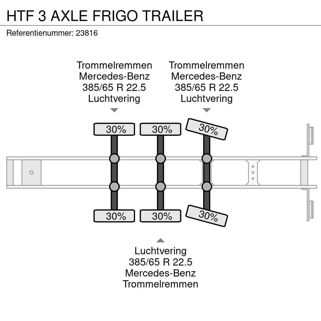 HTF 3 AXLE FRIGO TRAILER Hladilne polprikolice