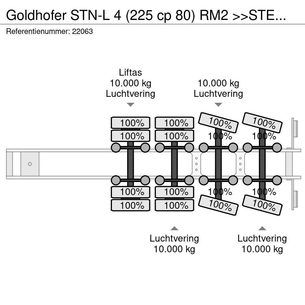 Goldhofer STN-L 4 (225 cp 80) RM2 >>STEPSTAR<< (CARGOPLUS® t Nizko noseče polprikolice