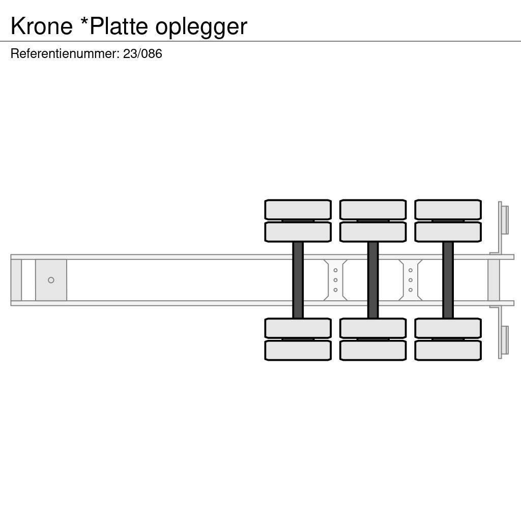 Krone *Platte oplegger Plato/keson polprikolice