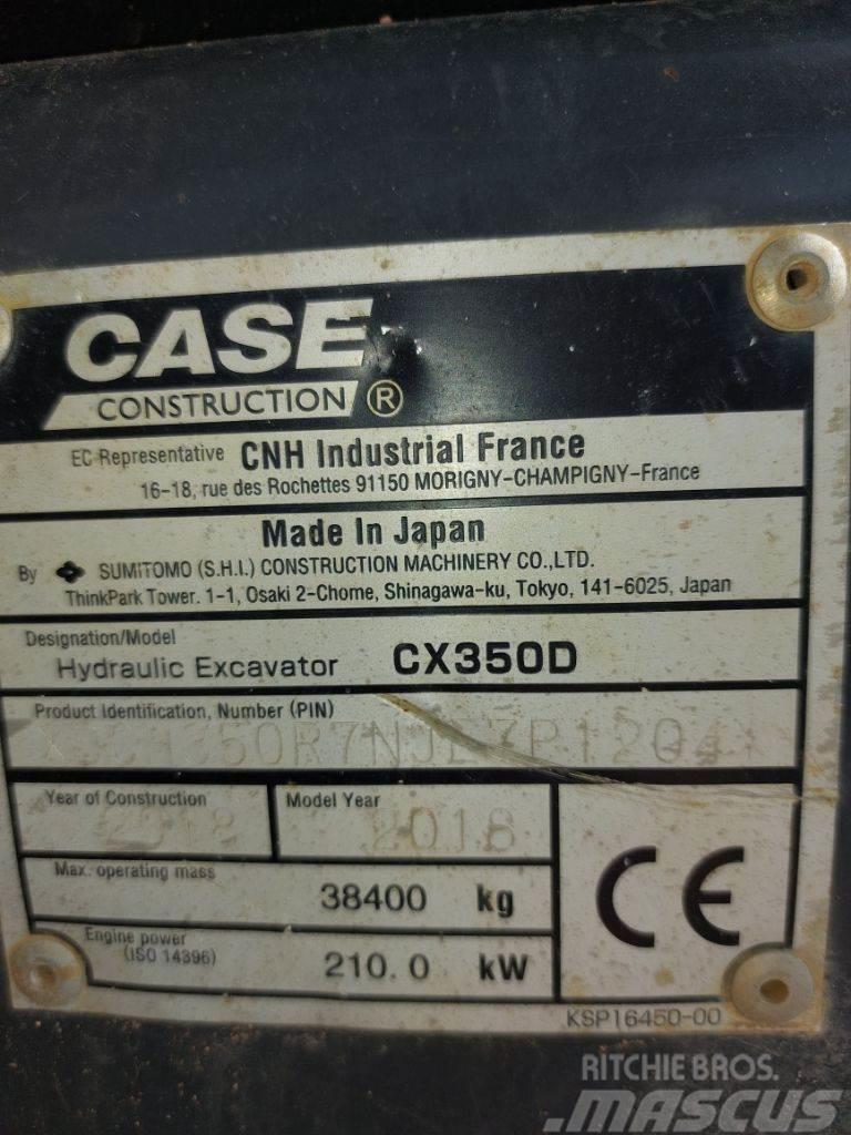 CASE CX 350 D Bagri goseničarji