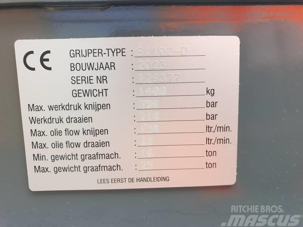 Zijtveld S1102-D sorting grapple cw40 Grabeži