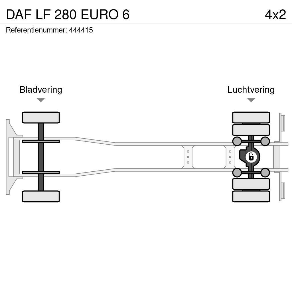 DAF LF 280 EURO 6 Tovornjaki s ponjavo
