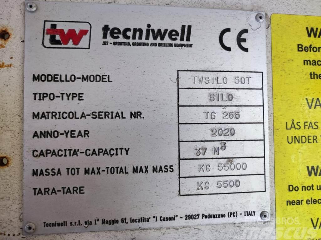  Techniwell TWSILO 50T HORIZONTAL STACKABLE SILO Demontažne nadgradnje