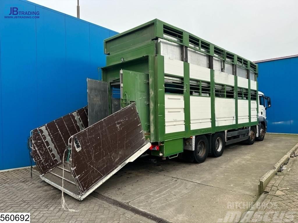 MAN TGS 35 440 8x4,EURO 5,Retarder,Animal transport,2 Tovornjaki za prevoz živine