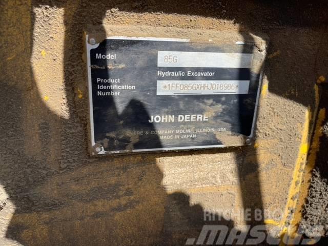 John Deere 85G Mini bagri <7t