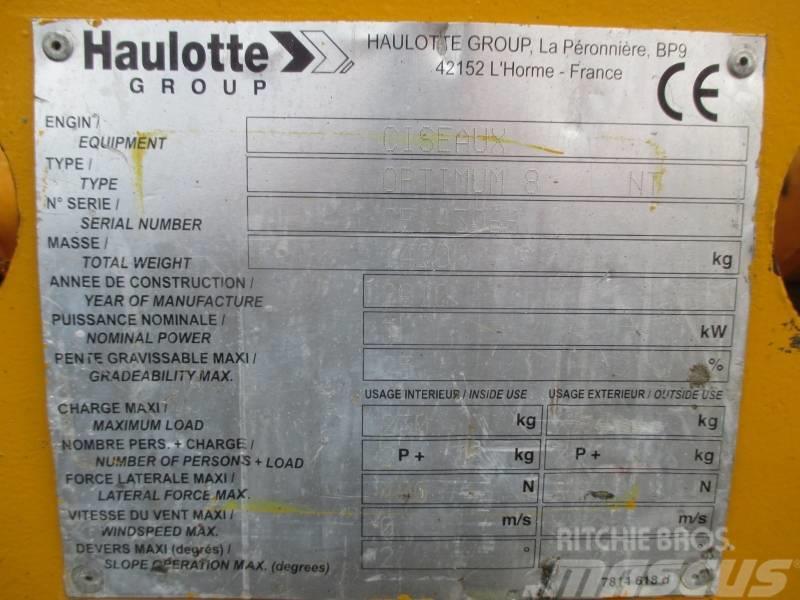 Haulotte Optimum  8 Škarjaste dvižne ploščadi