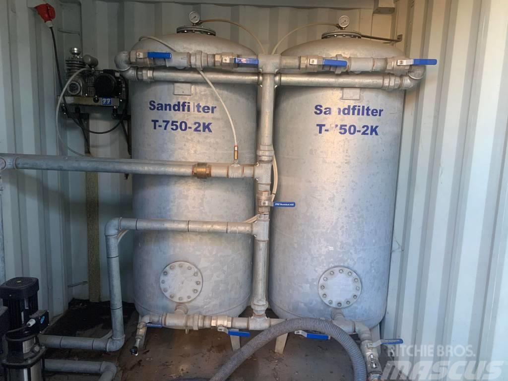  Mobil water treatment plant container 5 foot Mobil Centri za ravnanje z odpadki