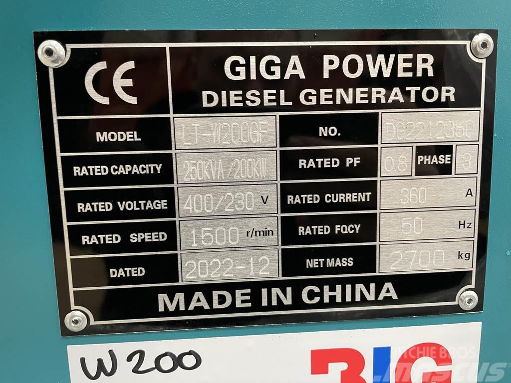  Giga power LT-W200GF 250KVA closed box Drugi agregati