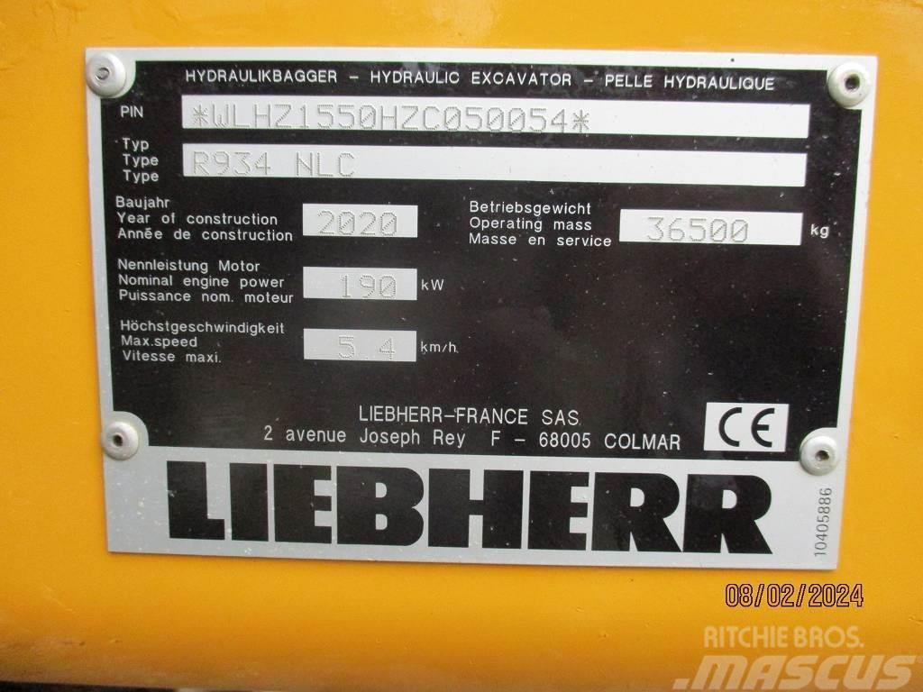 Liebherr R 934 Litronic Bagri goseničarji