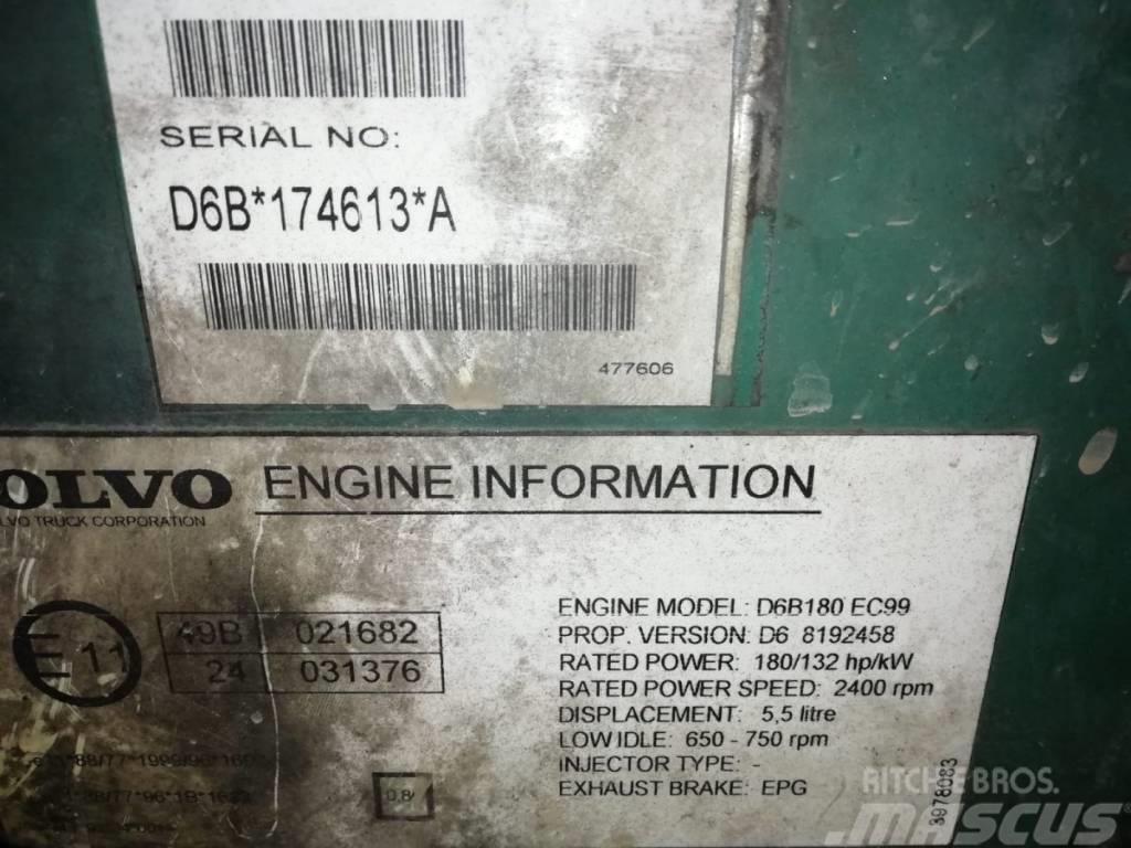 Volvo Engine D6B180 Motorji