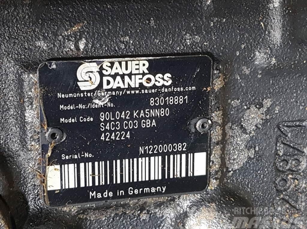 Sauer Danfoss 90L042KA5NN80S4C3-83018881-Drive pump/Fahrpumpe Hidravlika