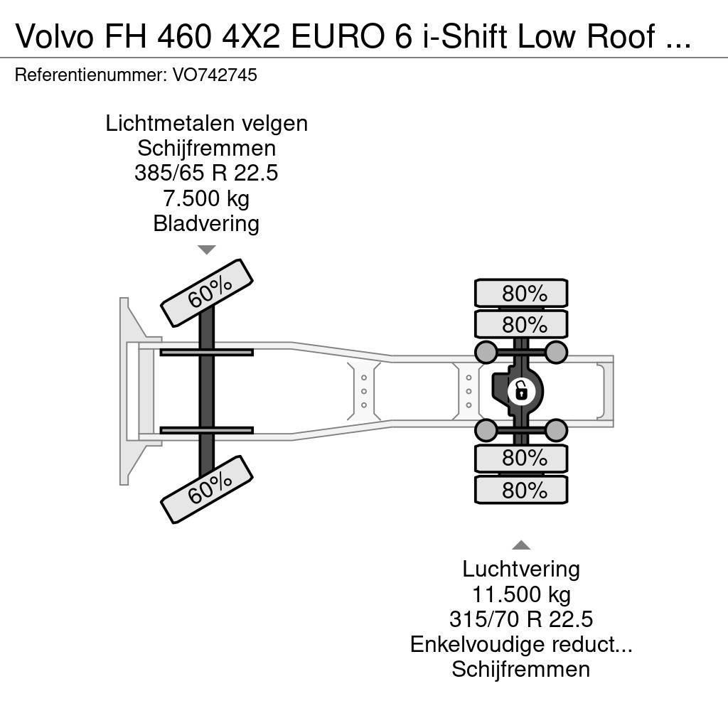Volvo FH 460 4X2 EURO 6 i-Shift Low Roof APK Vlačilci