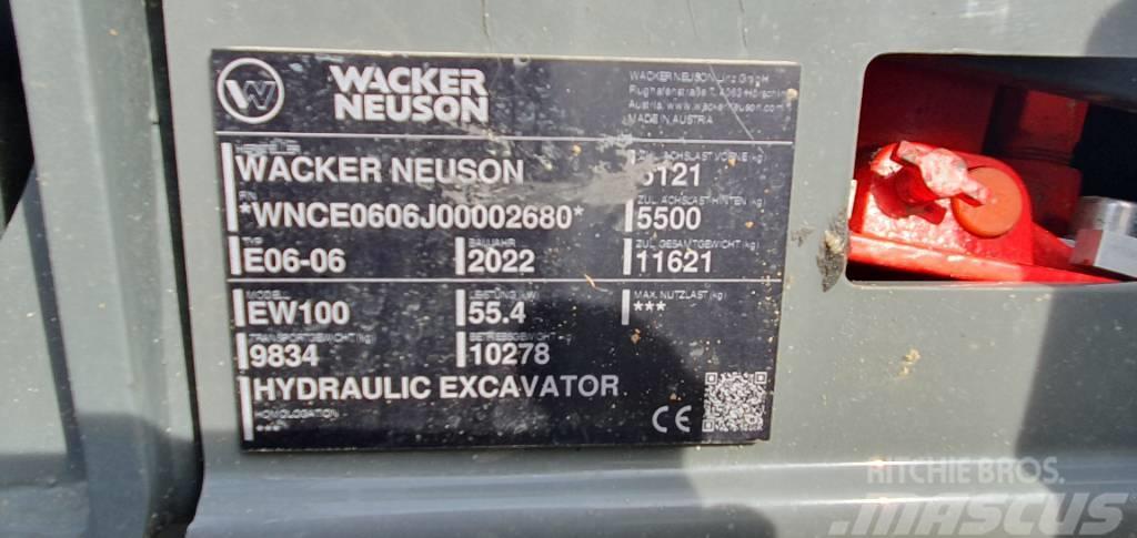 Wacker Neuson EW100 Bagri na kolesih